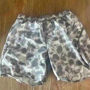 Lululemon running shorts. Size L 5 inch inseam. Lined